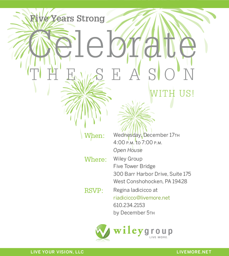 Wiley Group open house e-invitiation